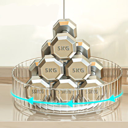 Transparent 360° Rotating Organizer Tray