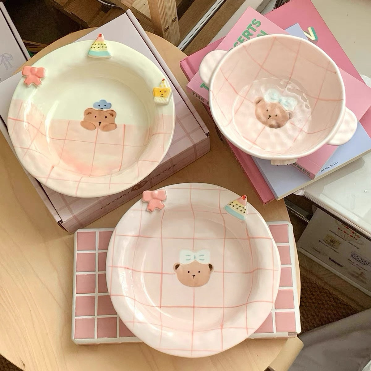 Sweet Bear Underglaze Ceramic Dinnerware Collection