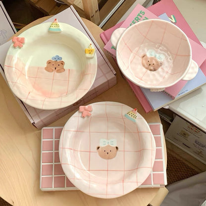 Sweet Bear Underglaze Ceramic Dinnerware Collection