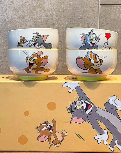 Tom and Jerry Ceramic Bowl Gift Set