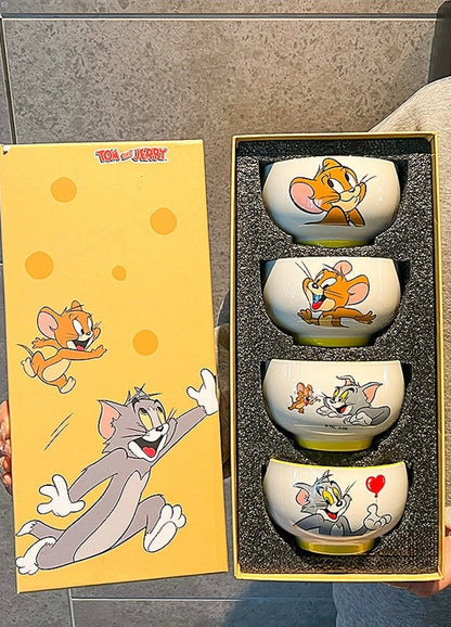 Tom and Jerry Ceramic Bowl Gift Set