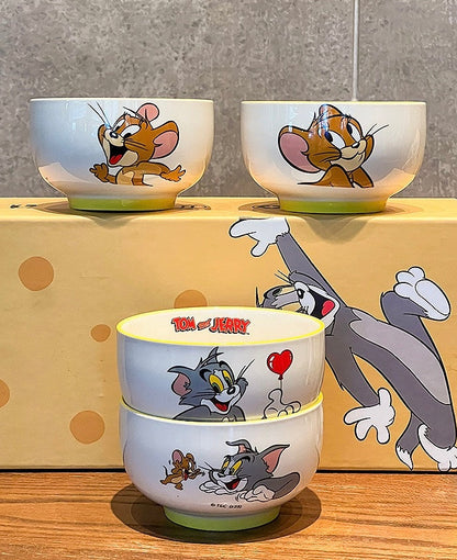 Tom and Jerry Ceramic Bowl Gift Set