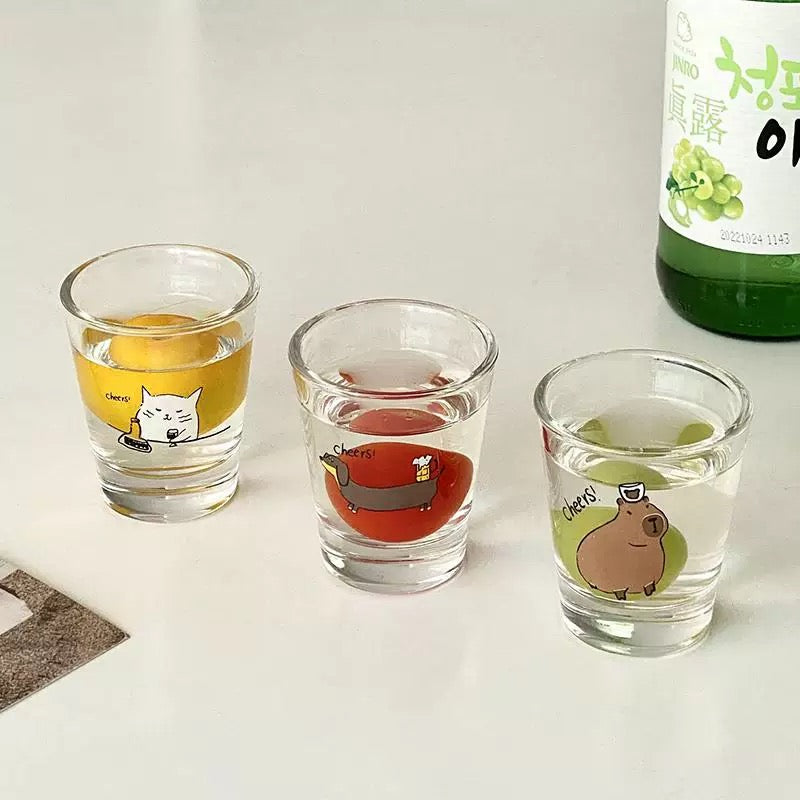 Dachshund Soju Shot Glass