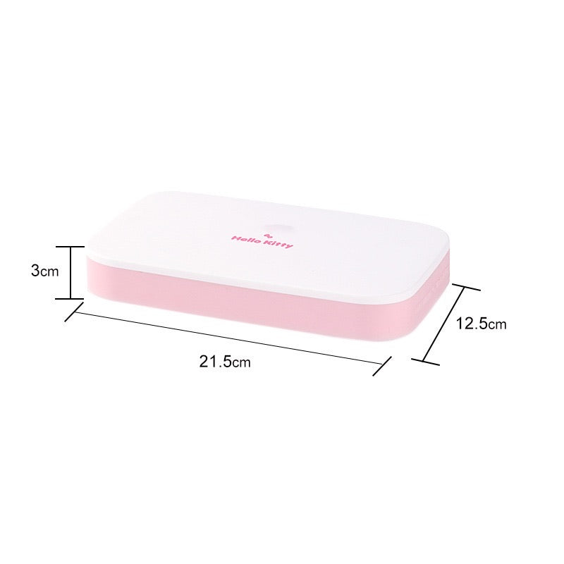 Hello Kitty Fun Ice Cube Tray &amp; Storage Box Set (with Lid & Scoop)