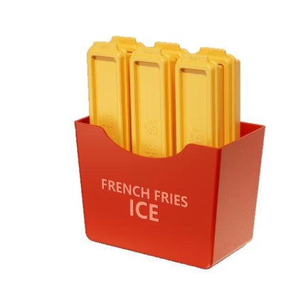 Glaçons frites Aimant de réfrigérateur