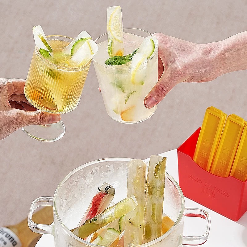 Glaçons frites Aimant de réfrigérateur