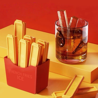 Glaçons frites Aimant de réfrigérateur