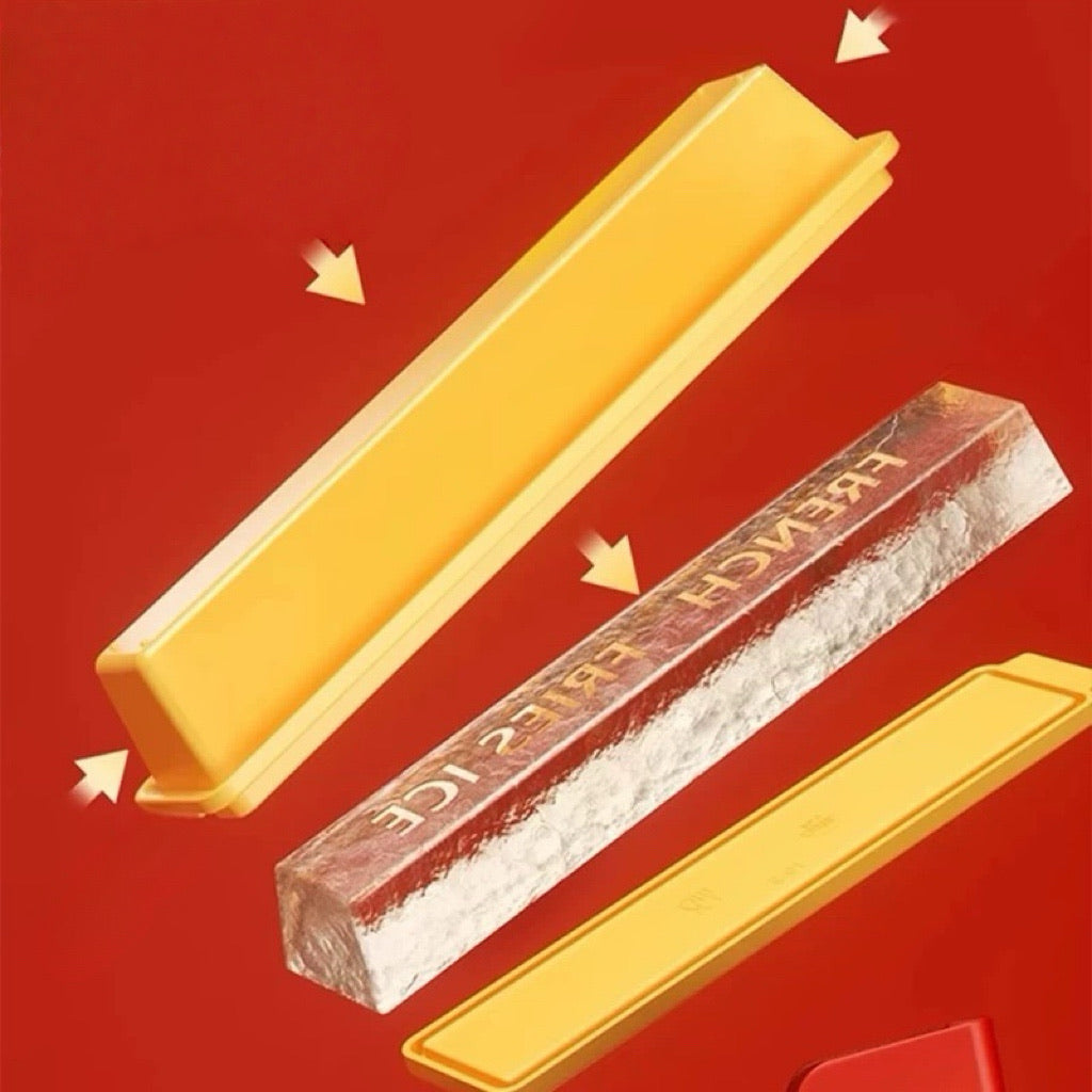 Glaçons frites Aimant de réfrigérateur
