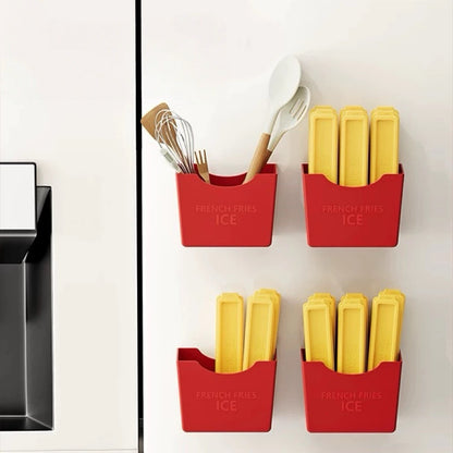 Glaçons frites Aimant de réfrigérateur