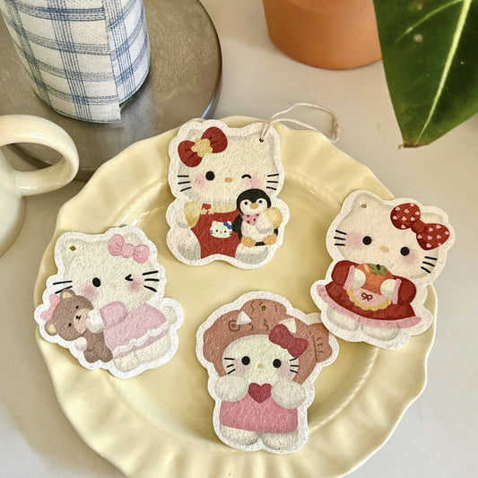 Hello Kitty Cellulose Sponge Dishcloth