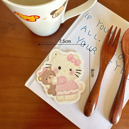 Hello Kitty Cellulose Sponge Dishcloth