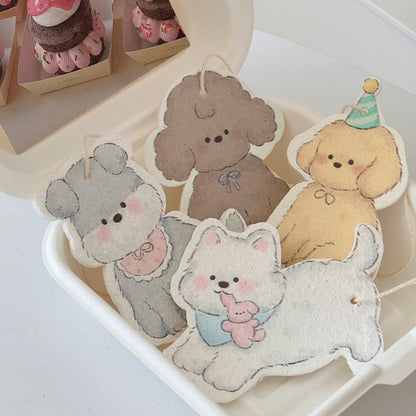 Cute Puppy Cellulose Sponge Dishcloth