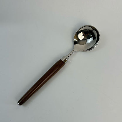 Japanese Vintage Brazilian Wood Handle Stainless Steel Cutlery