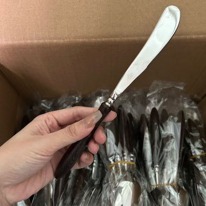 Luxury 304 Stainless Steel & Wenge Wood Cutlery