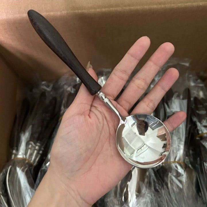 Luxury 304 Stainless Steel & Wenge Wood Cutlery