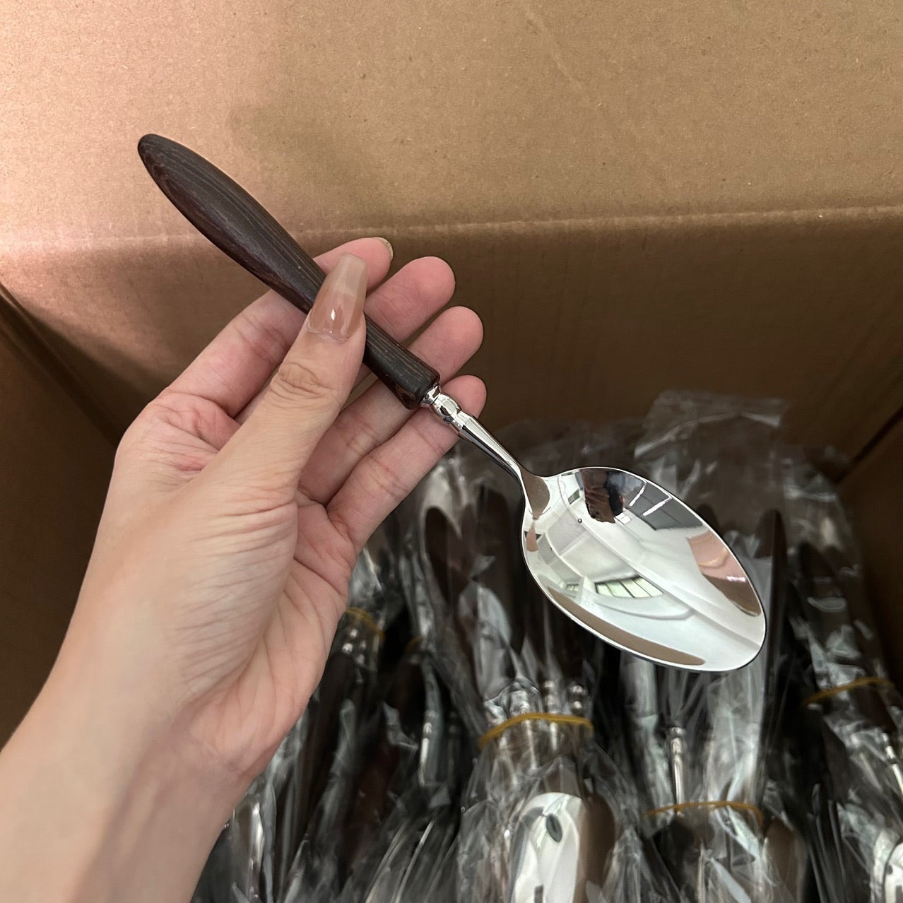 Luxury 304 Stainless Steel & Wenge Wood Cutlery