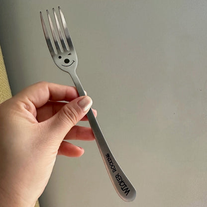 Stainless Steel Smiley Cutlery