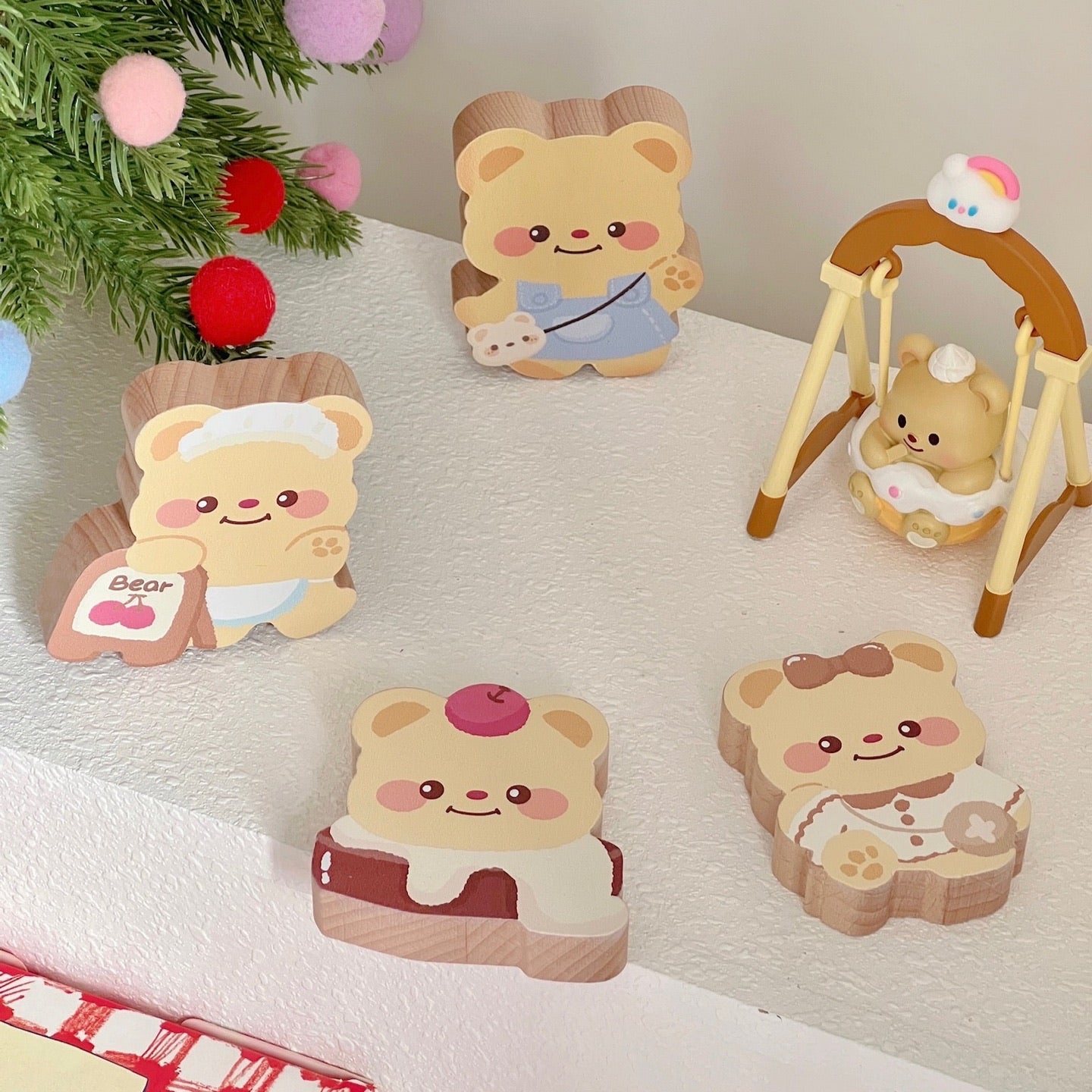 Butter Bear Beechwood Fridge Magnet Bottle Opener