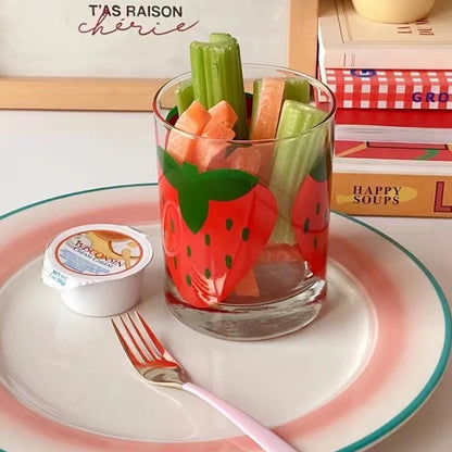 Hand-Painted Peach Pink Gradient Plate