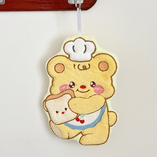 Cherry Butter Bear Hand Towel