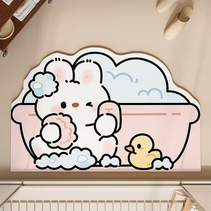 Bubble Animal Diatomaceous Earth Water-Absorbing Mat