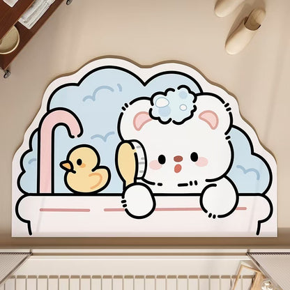 Bubble Animal Diatomaceous Earth Water-Absorbing Mat