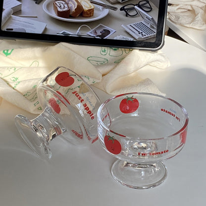 Tomato & Apple Glass Dessert Cup