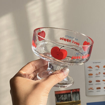 Tomato & Apple Glass Dessert Cup