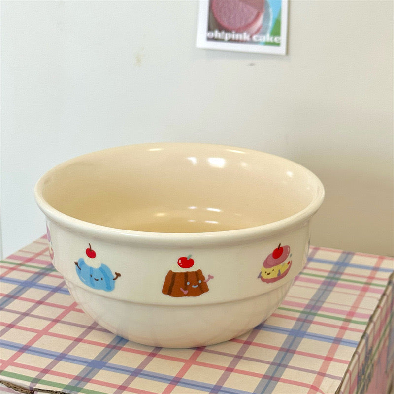 Cute Animal Party Ceramic Bowl (Sold Individually)