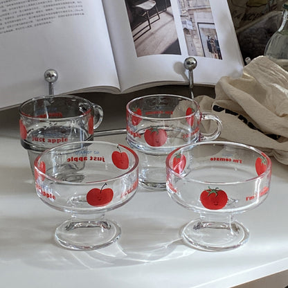 Tomato & Apple Glass Dessert Cup