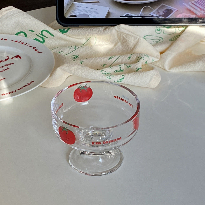Tomato & Apple Glass Dessert Cup