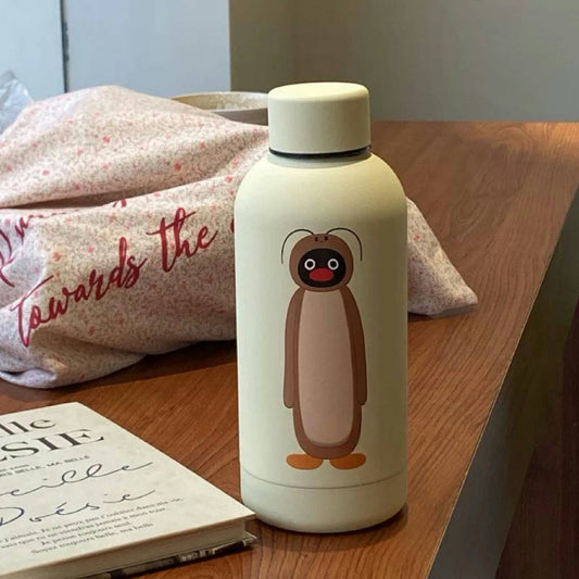 Cartoon Cockroach Matte Stainless Steel Insulated Bottle
