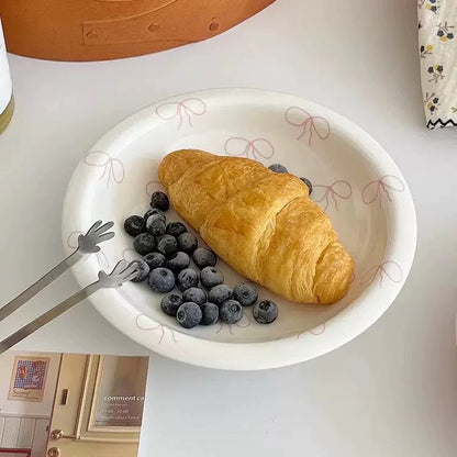 Bowknot Ceramic Plate