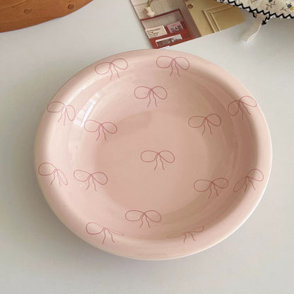 Bowknot Ceramic Plate