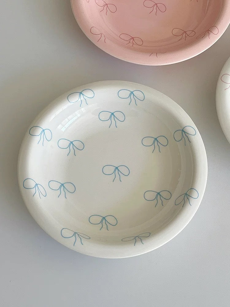 Bowknot Ceramic Plate