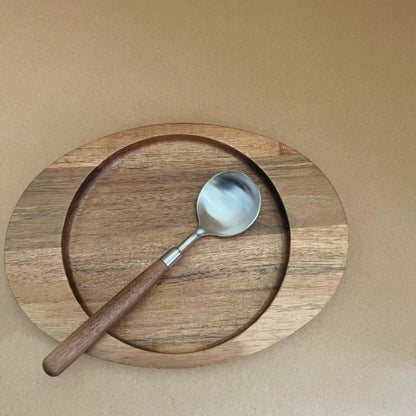 Walnut Handle 304 Stainless Steel Cutlery Series