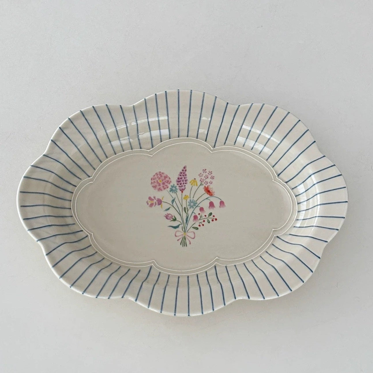French Garden Ceramic Dinnerware Series (Sold Individually)