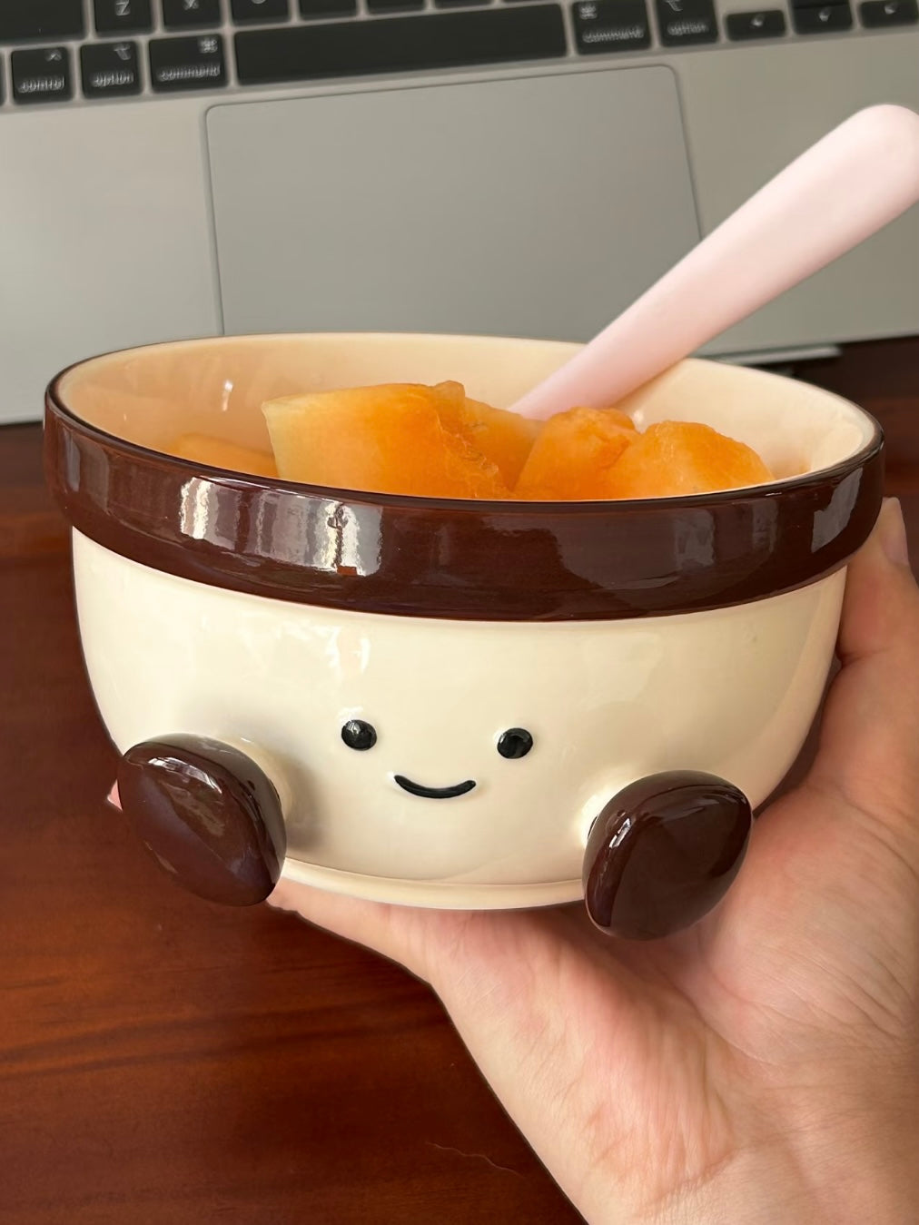 Cute Smiling Feet Ceramic Bowl