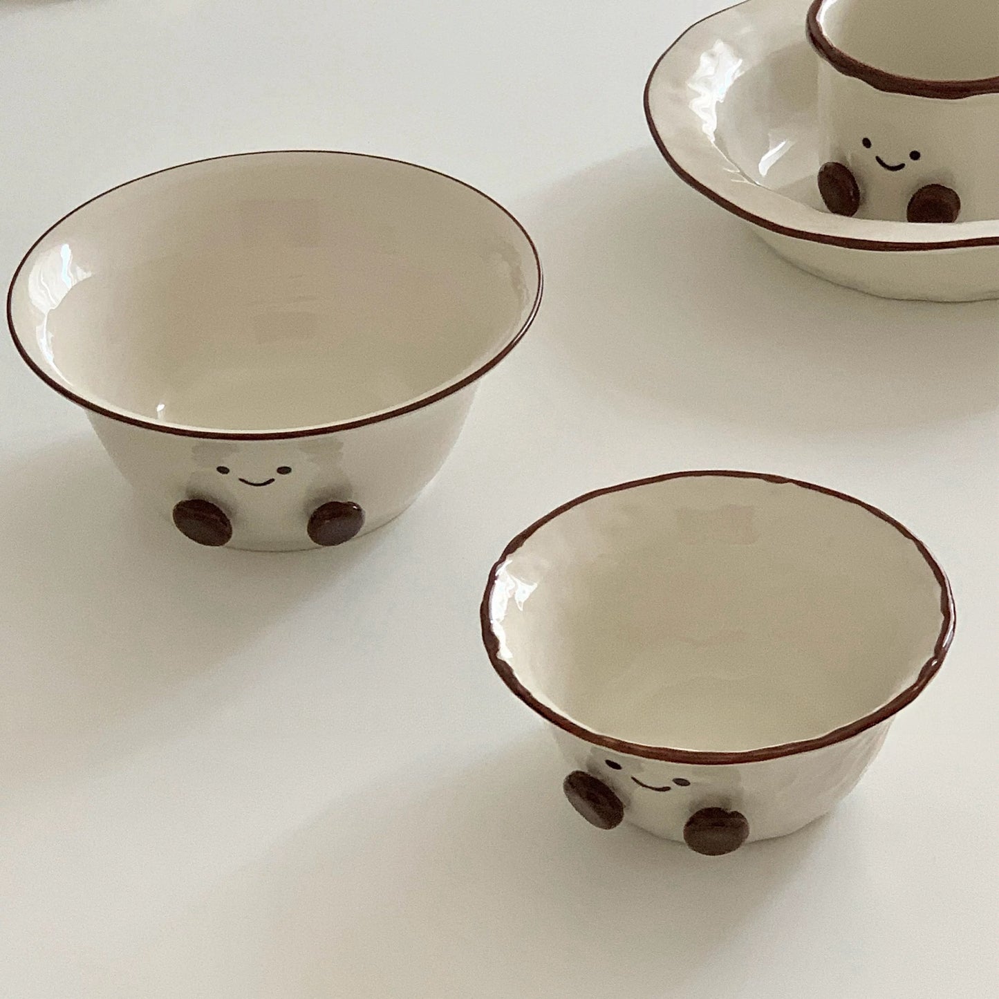 Smiley Bean Ceramic Tableware Series