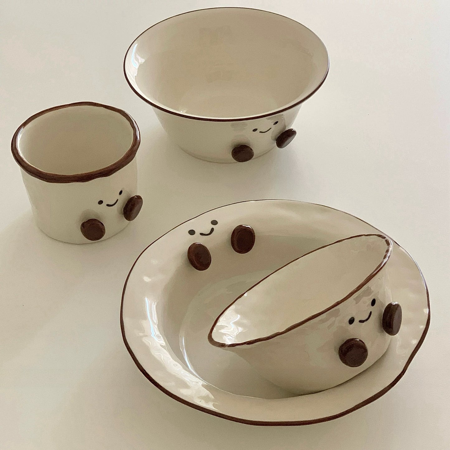 Smiley Bean Ceramic Tableware Series