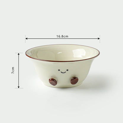 Smiley Bean Ceramic Tableware Series