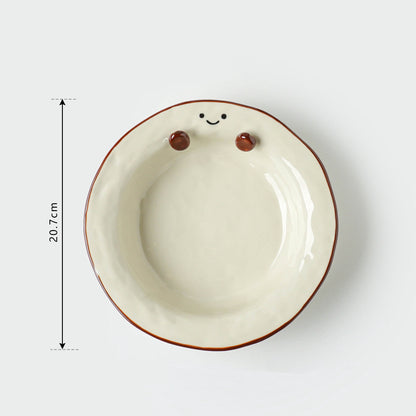 Smiley Bean Ceramic Tableware Series
