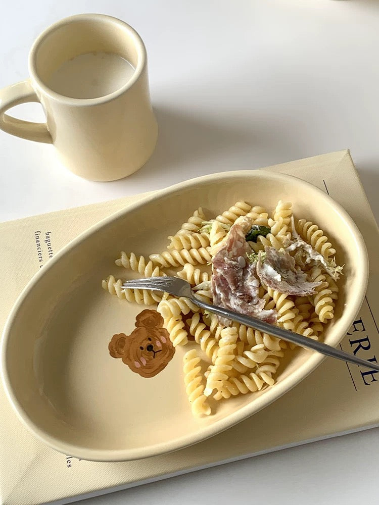 NOEMO Bear Oval Plate