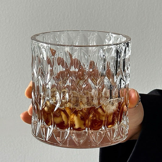 Vintage Cut Crystal Large Glass