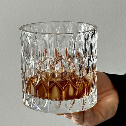 Vintage Cut Crystal Large Glass