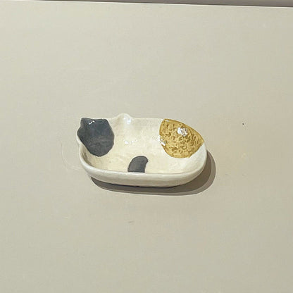 Japanese Cat Ceramic Sauce Dishes Series