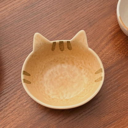 Japanese Cat Ceramic Sauce Dishes Series