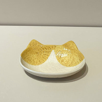 Japanese Cat Ceramic Sauce Dishes Series