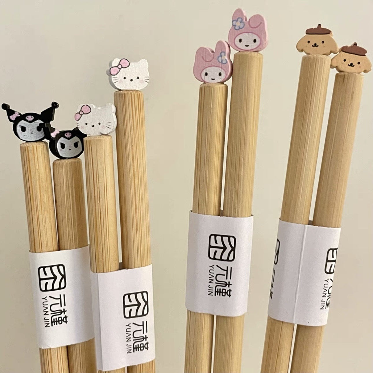Cartoon Character Bamboo Chopsticks Series