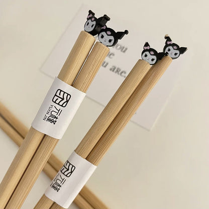 Cartoon Character Bamboo Chopsticks Series